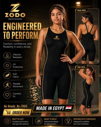 Girls Closed-Back Swimsuit