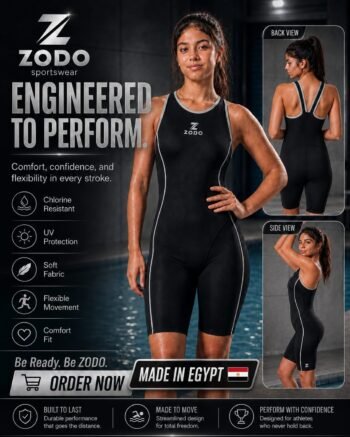 Girls Closed-Back Swimsuit